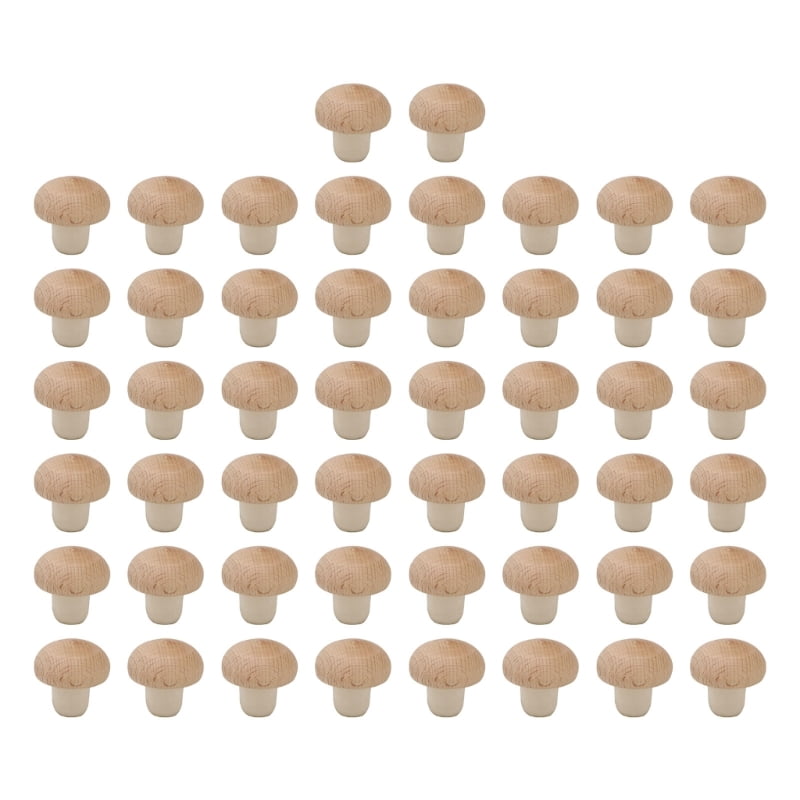 50 PCS Convenient Bottle Stoppers Wood Wine Plug Sealed Bottle Stopper — free download