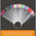 thumbnail image 1 of 50 PCS FALSE DISPLAY NAIL ART SWATCH FAN WHEEL POLISH PRACTICE COLOR | US SELLER, 1 of 5