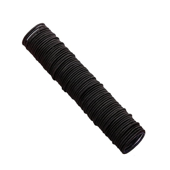 50 PCS Girls No Damage Hairband Elastic Hair Ties Tiny Ponytail Holder Hair Ties for Toddler Girls No Damage Hair Ties Scrunchies Pack Hair Elastics for Fine Hair Small Hair Ties for Thin Hair 2mm