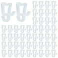 thumbnail image 1 of 50 PCS Gutter Hooks, Mini Plastic Christmas Light Clips Outdoor Light Clips for Christmas Xmas Decoration, 1 of 6