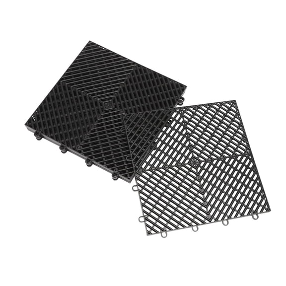 50 PCS Interlocking Deck Tiles, PP Drainage Tiles, Outdoor Floor Tiles, Deck Flooring, 12*12*0.5 Inch