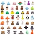 thumbnail image 1 of 50 PCS Mini 3D Printed Animal Figurines, Flexible Articulated Animal Figures for Party Favors, Classroom Rewards, Desk Decor and Goodie Bag Stuffers, 1 of 5