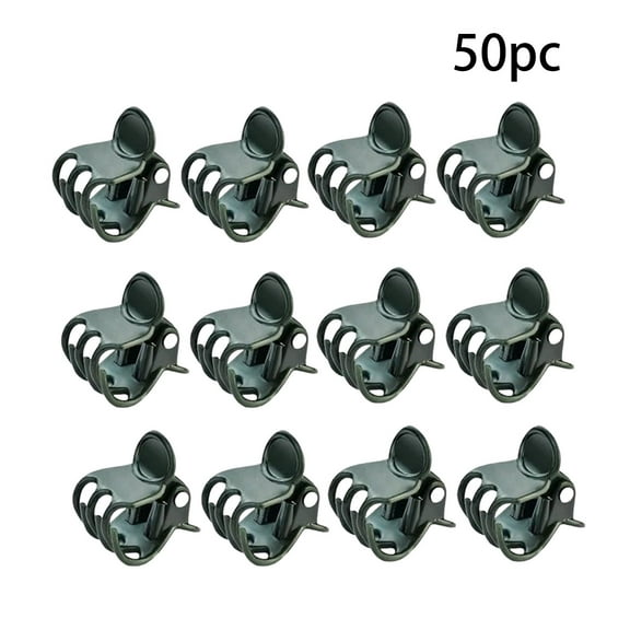 50 PCS P Lant Clips 2025 Upgrade Orchid Clips For P Lants Support Secured P Lant Tomato Clips Orchid S Tem Vines P Lant Fixing Clips
