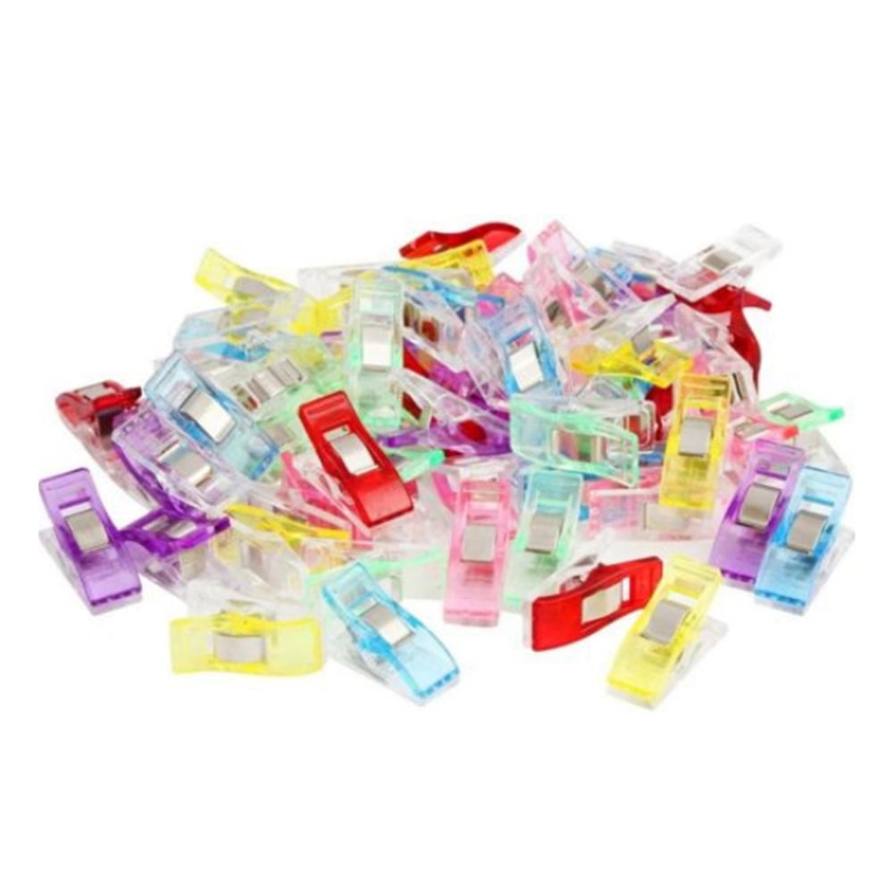 50 PCS Pack Clover Wonder Clips for Crafts Quilting Sewing Knitting Crochet