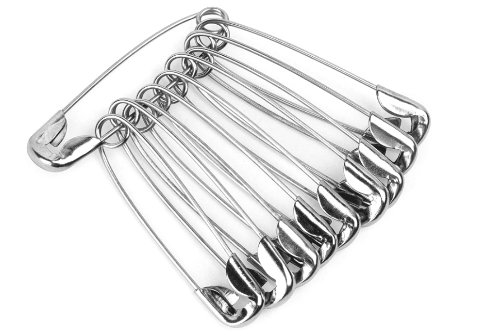 Dropship Dukal Pack Of 1440 Nickel Finish Diaper Pins 1 1/4. Safety Pins  Bulk For Garment Art Craft. Sturdy Clasp And Cover. Rust-Resistant Pins  Home Office Use. Sewing Accessories For Baby Clothing.