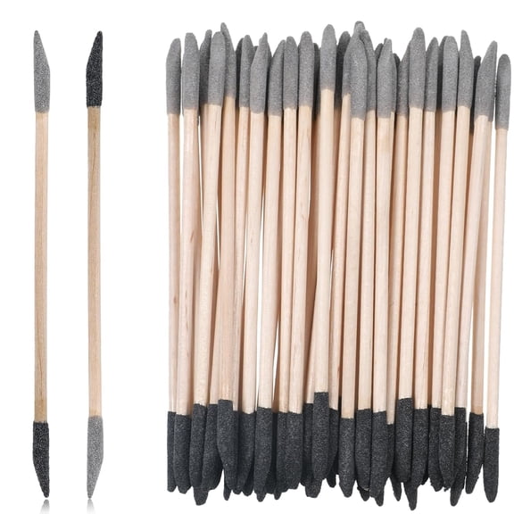 50 PCS Sanding Sticks, Double End Fine Detailing Sanding Stick Matchsticks Sanding Twigs for Plastic Models, Fine Detailing Sanding Tools Tight Spaces Wood, 120/280 Grit 5.4 X 0.2 Inch
