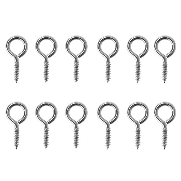 50 Pieces Tone Stainless Steel Eye Pins and Screw Hooks for Art Projects and Jewelry Making Mini Size