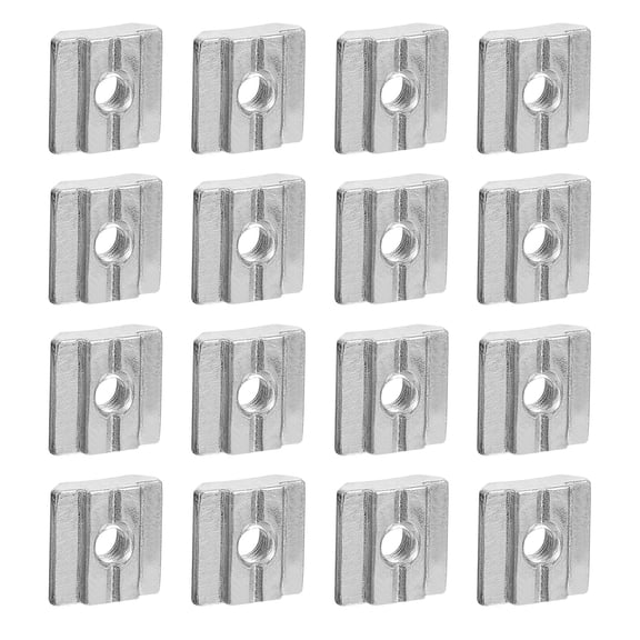 CIMAXIC 50Pcs T Slot Nut Carbon Steel Galvanized for 3D Printer Aluminum Profile