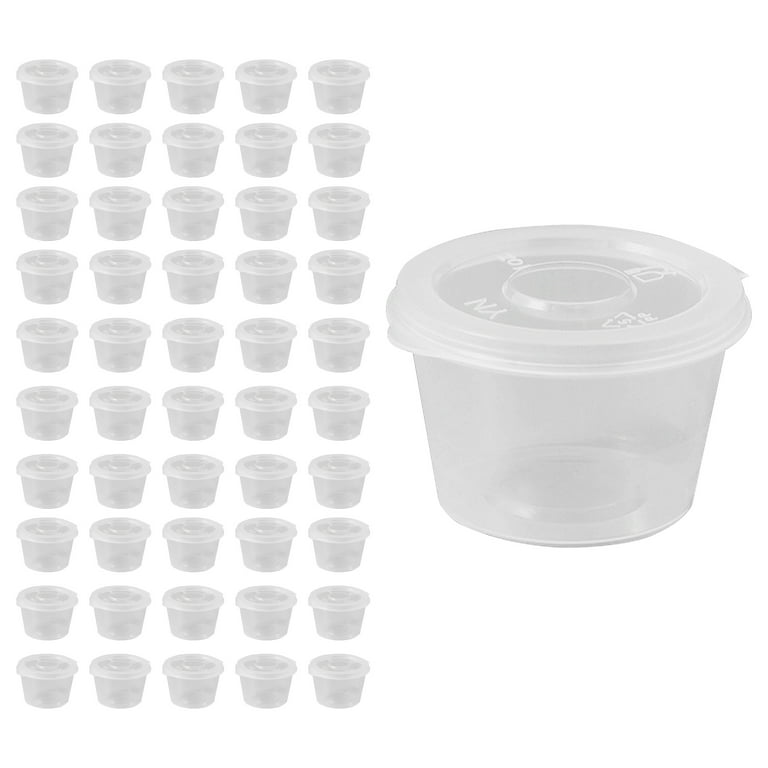 https://i5.walmartimages.com/seo/50-PCS-Small-Plastic-Containers-with-Lids-OWNFAD-Leak-Free-Jello-Shot-Cups-Condiment-Cups-Disposable-Mini-Plastic-Portion-Souffle-Cups-25-50-100ml_26ff1d7b-faa1-4139-9237-506361dfd294.f8b8e2f1dd33634a7214b78c8a068a59.jpeg?odnHeight=768&odnWidth=768&odnBg=FFFFFF