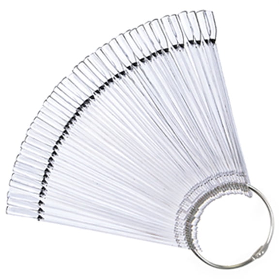 50 PCS Template for Nail Polish Color Practice Templates Chart Display Wheel Card Sticks Boards