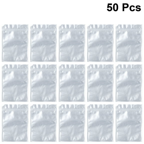 50 PCS Fresh Keeping Bag Exhaust Seal Bag Plastic Bag Packaging Vacuum Packed Bags Vaccum Seal Bags Vacuum Storage Bags