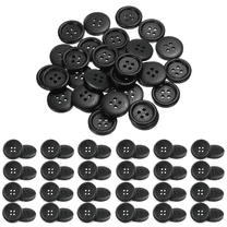 50 PCS Wood Buttons, 1 Inch Wooden Buttons 4 Hole Classic Brown Sewing Button for Shirt Sew Pillow Covers Headbands DIY Crafts Sewing Knitted Items Projects Decorations 25mm