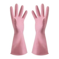 PEONAVET Rubber Kitchen Dishwashing Gloves ,Household Cleaning Gloves for Washing Dishes and Cleaning Tasks,Reusable Extra Thickness Rubber gloves