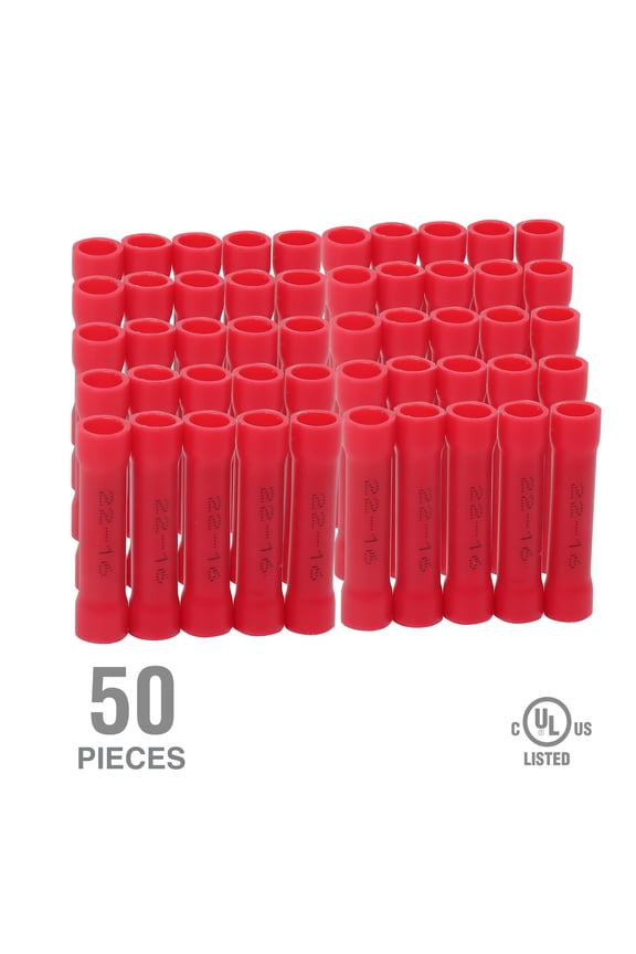 Ever Start 50-Piece Splice Automotive Connectors, Fits 22-16 Gauge Wire, UL certified