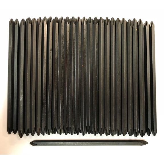 50 PIECE WHOLESALE LOT #2 PHILLIPS DOUBLE ENDED SCREW BITS 6" LONG P2 PH2