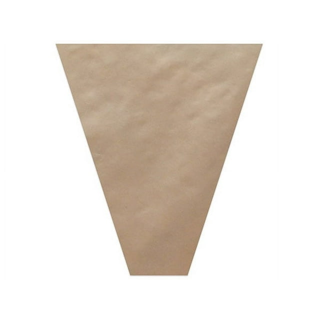50 PK, Brown Mineral Paper Bouquet Sleeve, 4 x 18 x 17" For Flower