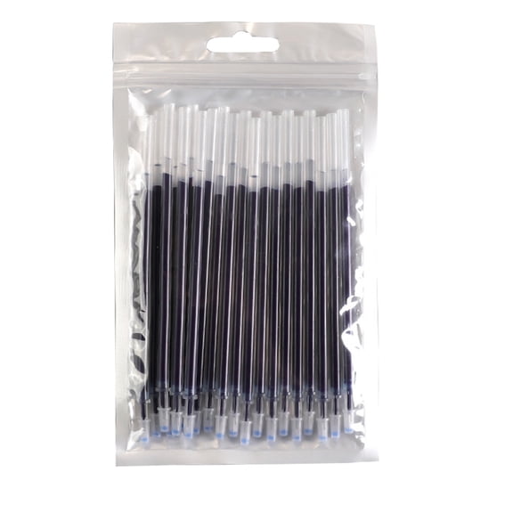 50 Pack 0.5mm Gel Pen Replacement Refills Blue 0.68 fl oz, Smooth Flowing Ink for Students Office Workers Stationery, Universal Fit for Journaling Drawing