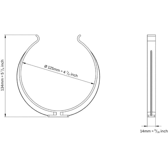 50 Pack 1/2 Inch PEX Clips, 16 mm Pipe Hangers Pipe Holder PEX Tubing Clamps PVC Water Pipe Support Pipe Clamp Tools, White Plastic U Pipe Clamp Tools