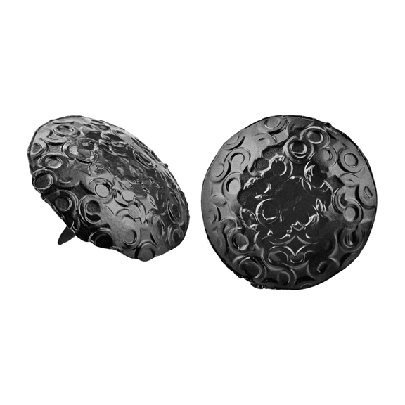 50 Pack 1.5 Inch Black Finish Decorative Door Nail Clavos By Borderland Rustic Hardware