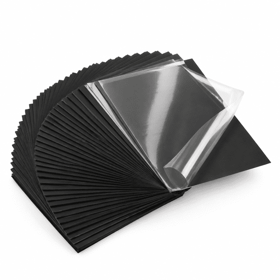 50 Pack 1/8 Inch Letter Size Thermal Binding Covers for 16-25 Sheets