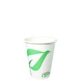 thumbnail image 1 of [50 Pack] 10 oz Compostable Paper Cups - Biodegradable Disposable White Paper Coffee Cups PLA Lined - Eco-friendly Hot and Cold Drinking Cups for Travel, Picnic, Party and Events, 1 of 7