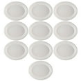 thumbnail image 1 of 50-Pack 12" Oval Compostable Paper Plates - Heavy Duty Disposable Dinner Plates Made from Sugarcane (Bagasse) - Eco-Friendly for Parties, BBQ & Picnics, 1 of 4