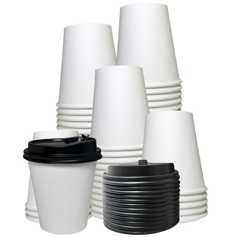 White Paper Hot Cups, 12 oz, 50/Pack White Paper Hot Cups, 12 oz, 50/Pack