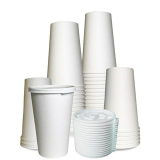 100% Compostable Disposable Coffee Cups with Lids [12oz 80 Set] — Earth's  Natural Alternative®