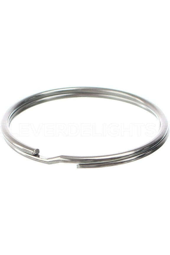 50 Pack 2" Key Rings - Large Split Key Rings - Durable Key Chain Connector