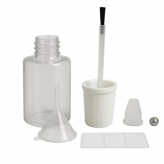 Refillable Brush Bottles 20 ml Empty Paint Touch Up Bottles 50 Pack