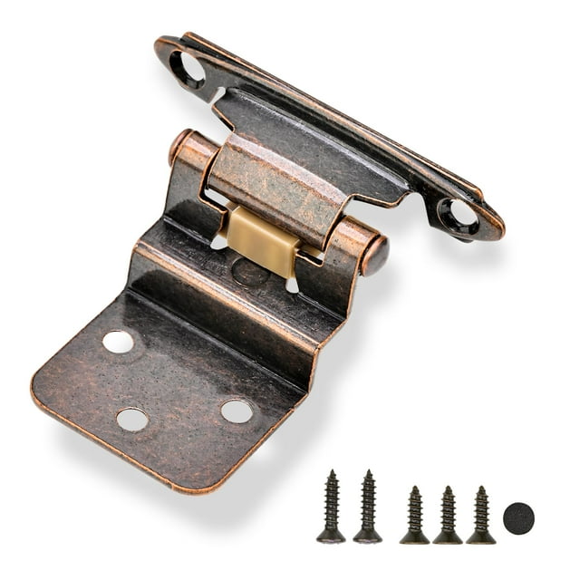 50 Pack 25 Pairs 3/8" Inset Door Hinges Oil Rubbed Bronze