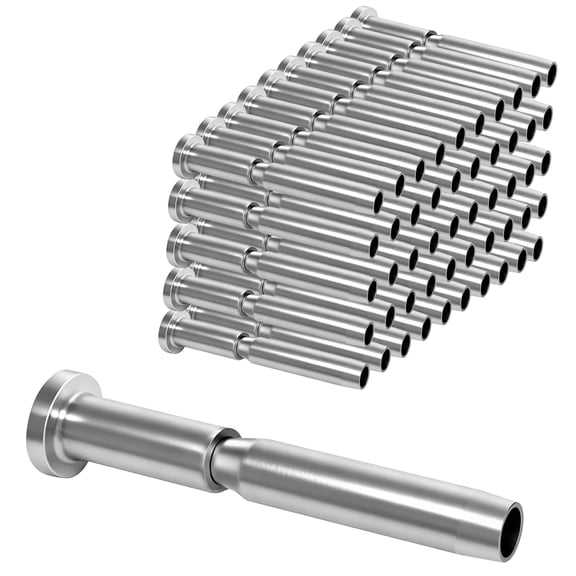50 Pack 3/16" T316 Stainless Steel Invisible Cable Railing KitSwage Stud End for 2"x2" Wood & Metal Posts  Cable Railing Hardware for Deck and Stair