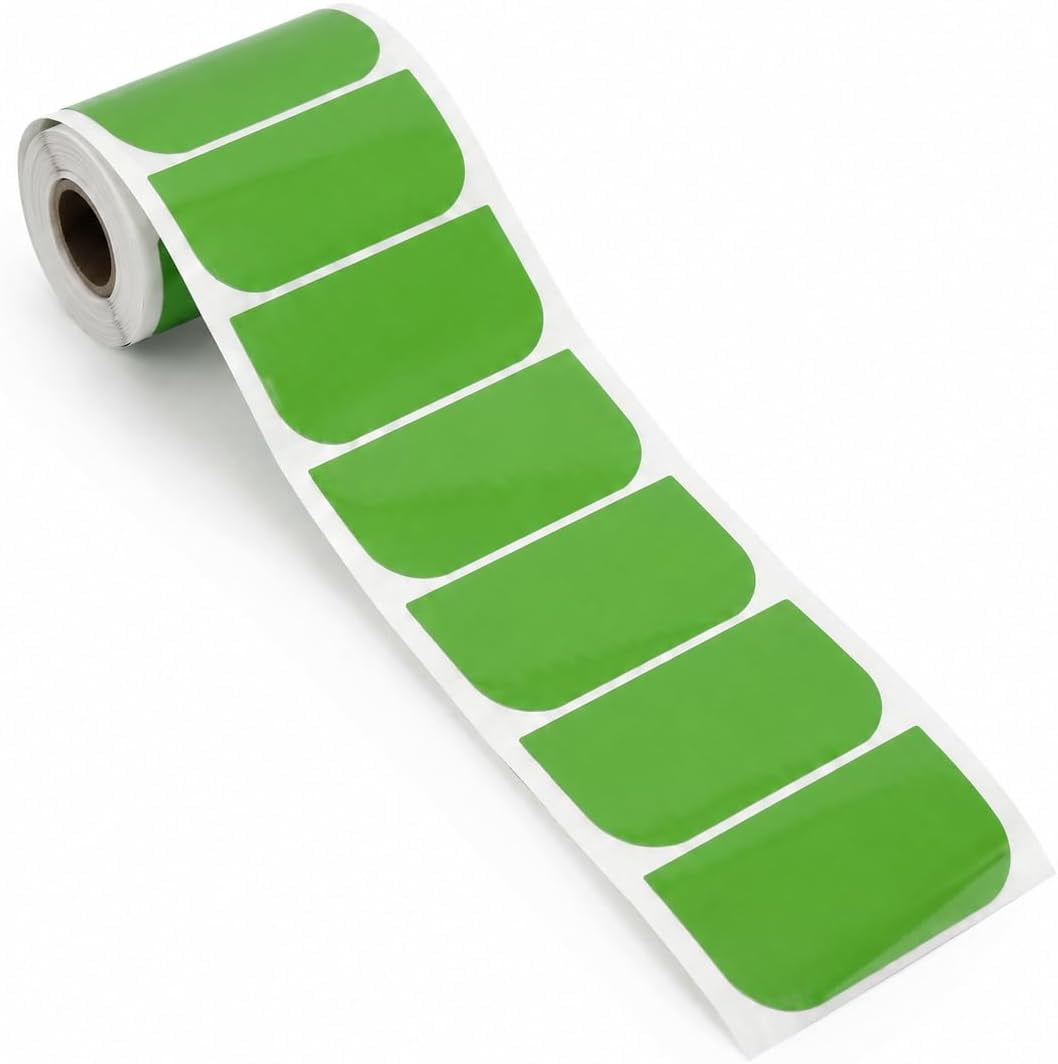 50 Pack 3.5 Inch Door Hinge Covers for Painting, Green Stickers ...