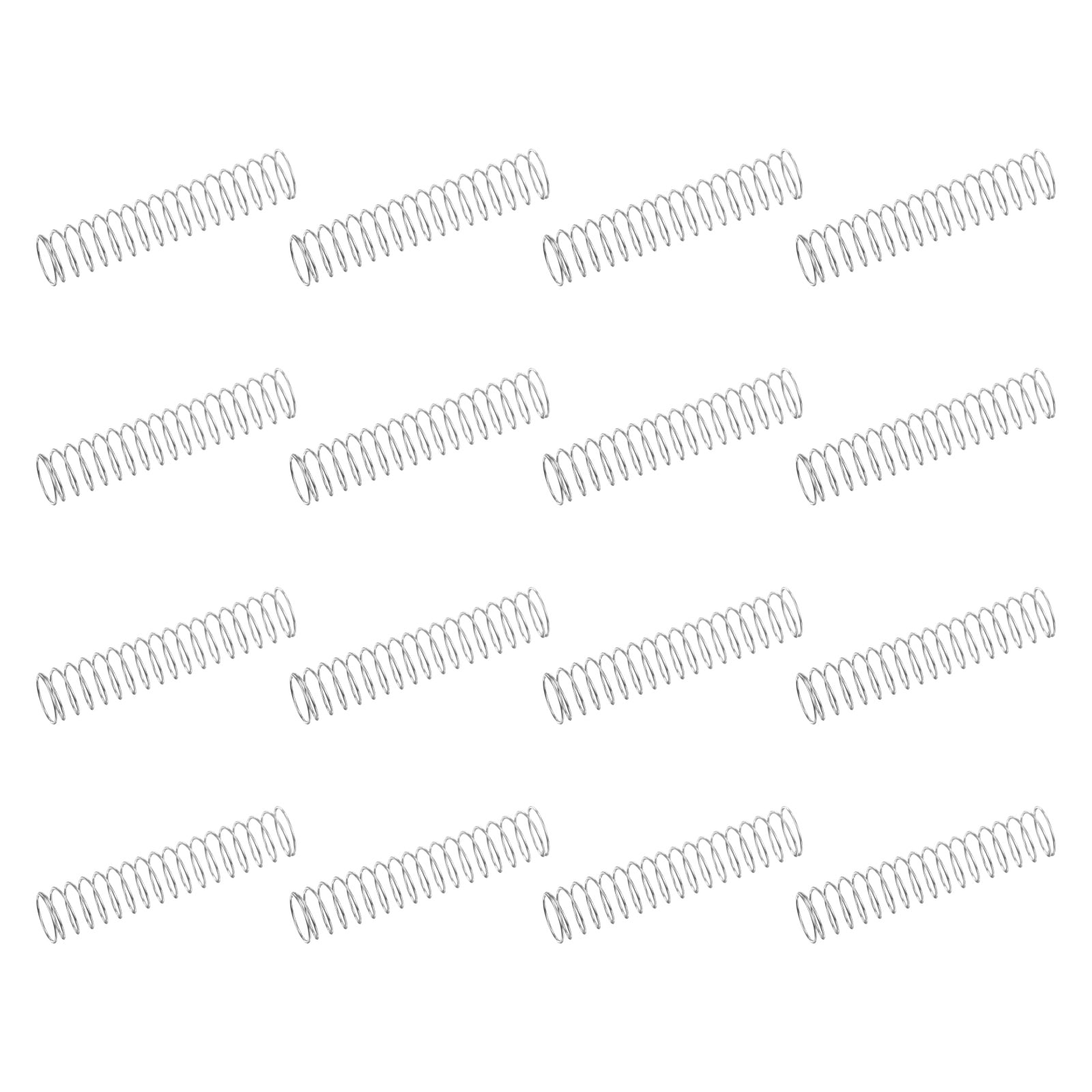 Pen Spring Rope 50 Pack 304 Stainless Steel Compression Springs, 0.4mm x 8mm x 40mm ...