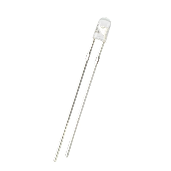 50 Pack 3mm 850nm Infrared Emitter Diode DC 1.5V LED IR Emitter Light Emitting Diodes, Clear Round Head