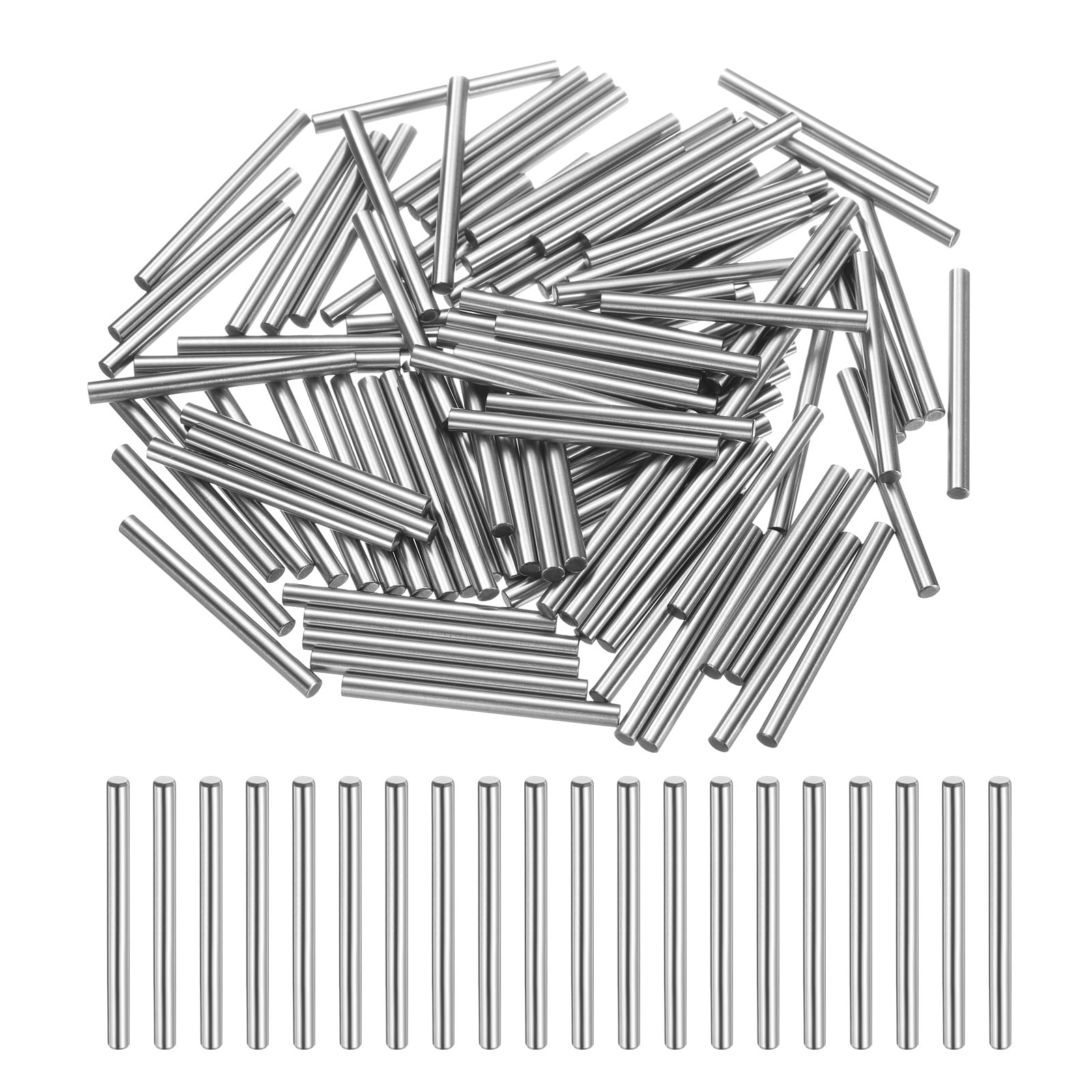 50 Pack 3mm x 45mm Dowel Pins Bearing Steel Cylindrical Dowel Pins ...