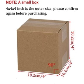 4x4 Box Corrugated Shipping & Packing Boxes