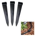 50Pack 5.25" Drip Hold Stakes for 1/2 Drip Tubing Irrigation