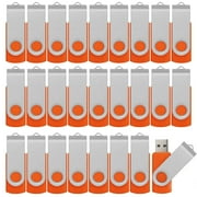 50 Pack 512MBUSB Flash Drive Bulk Thumb Drives with Lanyards USB 2.0 Jump Drive 512MB Memory Sticks Zip Drive Pen Drive for Storage and BackupOrange 512MB*50PCS