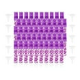 thumbnail image 1 of 50 Pack 5ml Glass Spray Bottles Empty Refillable Fragrance Sample Bottles Small Perfume Vials With 10 Funnels, Purple Floral Print, 1 of 5