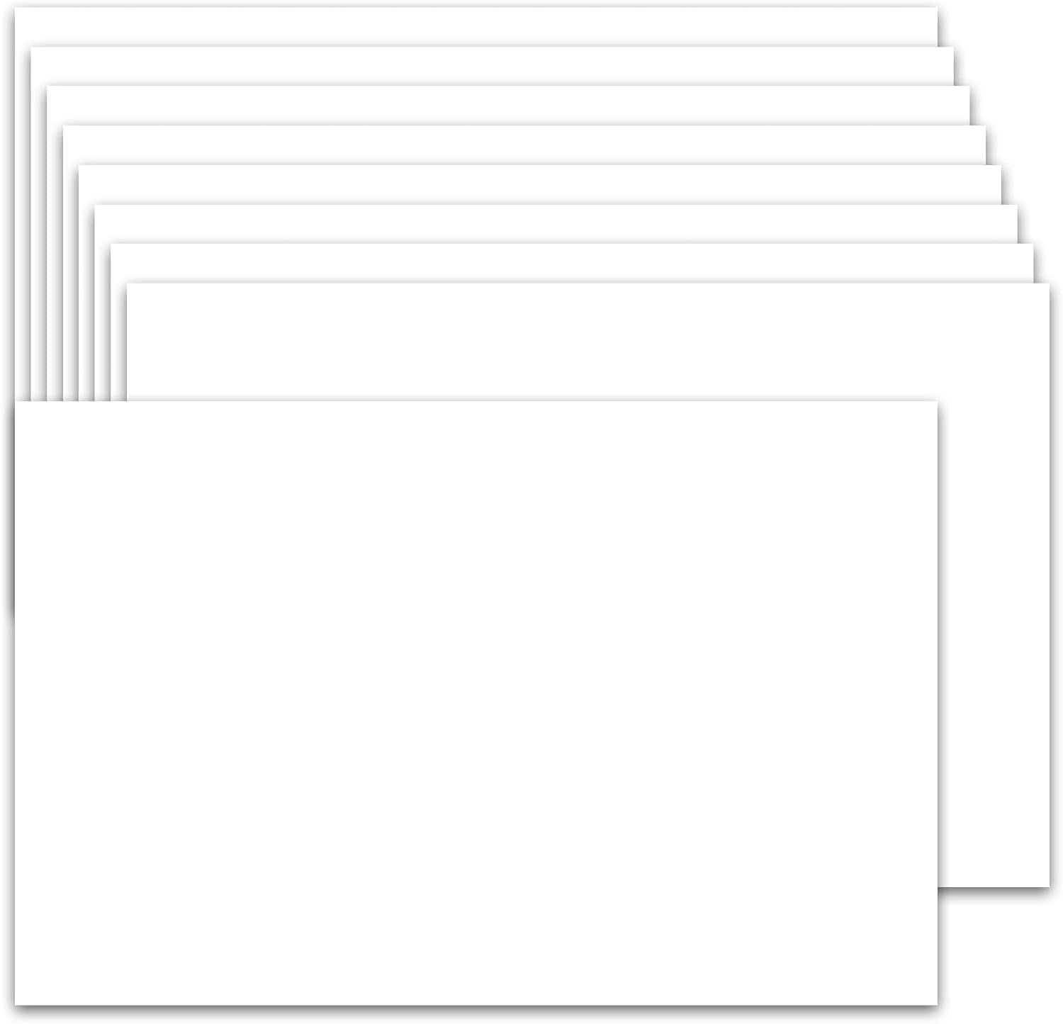 50 Pack 5x7 Cardstock Paper, 80lb White Cardstock Thick Paper