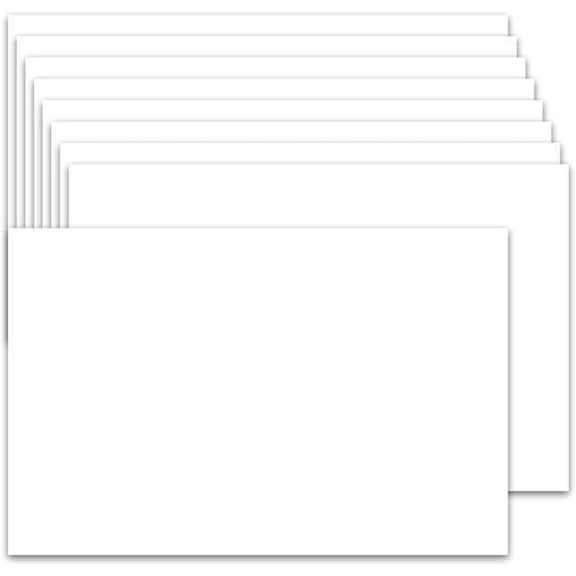 50 Pack 5x7 Cardstock Paper, 80lb White Cardstock Thick Paper