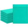 thumbnail image 1 of 50 Pack 6" x 10" Bubble Mailers, Self Seal Poly Padded Envelopes, Waterproof Shipping Bags for Small Business, Teal, 1 of 7