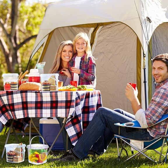 50 Pack 68 oz Square Deli Containers with Lids Clear Plastic Food Storage Containers Airtight Organizer Bin for Food Prep Freezer Kitchen Restaurant Supplies(68 oz)