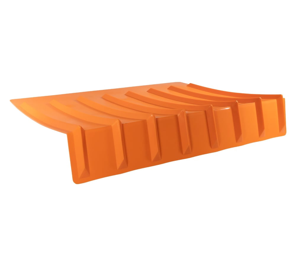 (50 Pack) 9"x48"x36" (Drop) Brick Guard V Shaped Corner Protector - Orange Edge Guard - Weather & Abrassion Resistant - Fit upto 7 straps of 4"