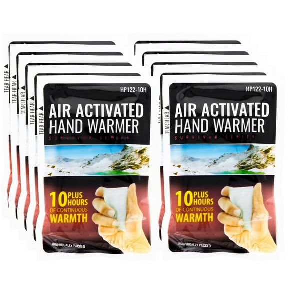 (50 Pack) ASR Outdoor Hand Warmers Heat Pads 10 Hour Protection for Camping, Hiking, Outdoors