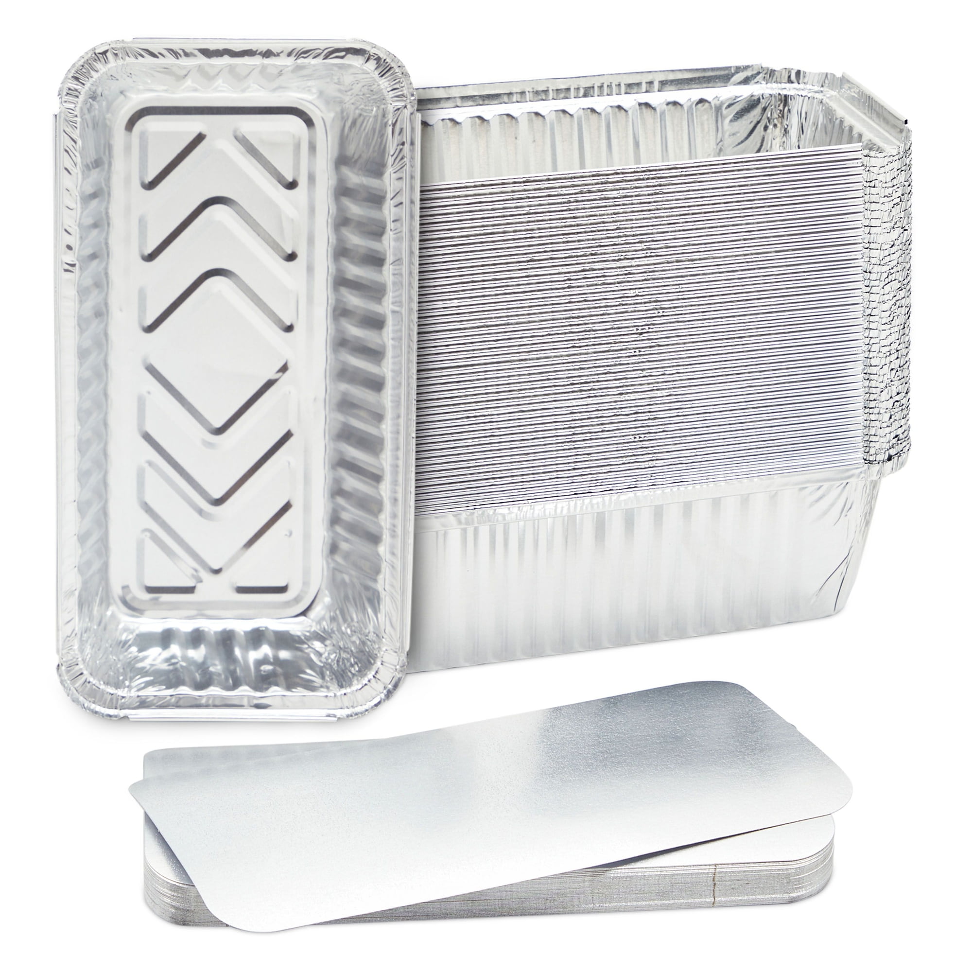 20pcs 2Lb Disposable Aluminum Foil Pans Premium Loaf Pans Standard Size -  8.5 x 4.5 x 2.5 inch Perfect for Homemade Cakes & Breads