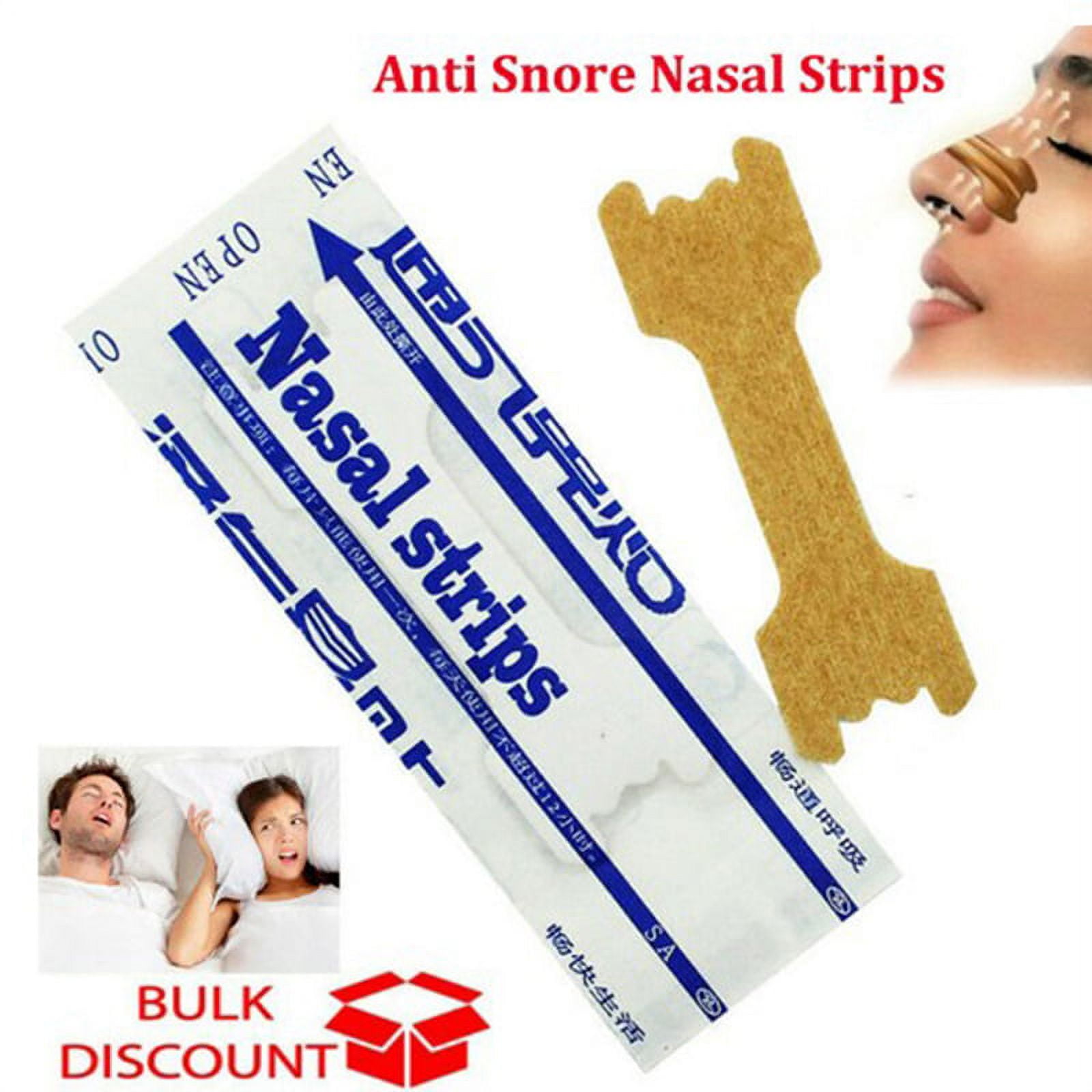 50 Pack Anti Snoring Nasal Strips Sleep Right Aid To Breathe Better