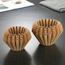 50-Pack Basket Paper Coffee Filters, Small Single Pot and Pour Over Maker Size