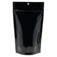thumbnail image 1 of 50 Pack Black 5" x 8.5" Stand Up Food Pouch Ziplock Mylar Smell Proof Bags, 1 of 4